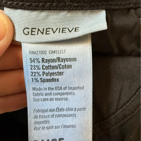 PAIGE Genevieve Black Denim Jeans Flare Bell Bottom‎ Stretch Retro High Rise 29 - Picture 8 of 10